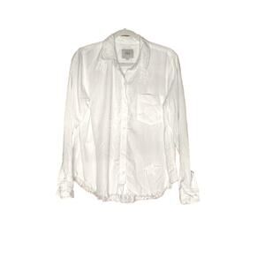 Rails size large womens shirt Ingrid Raw Stars denim, celestial, boho, hippie